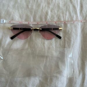 Multicolor diamond lens sunglasses
